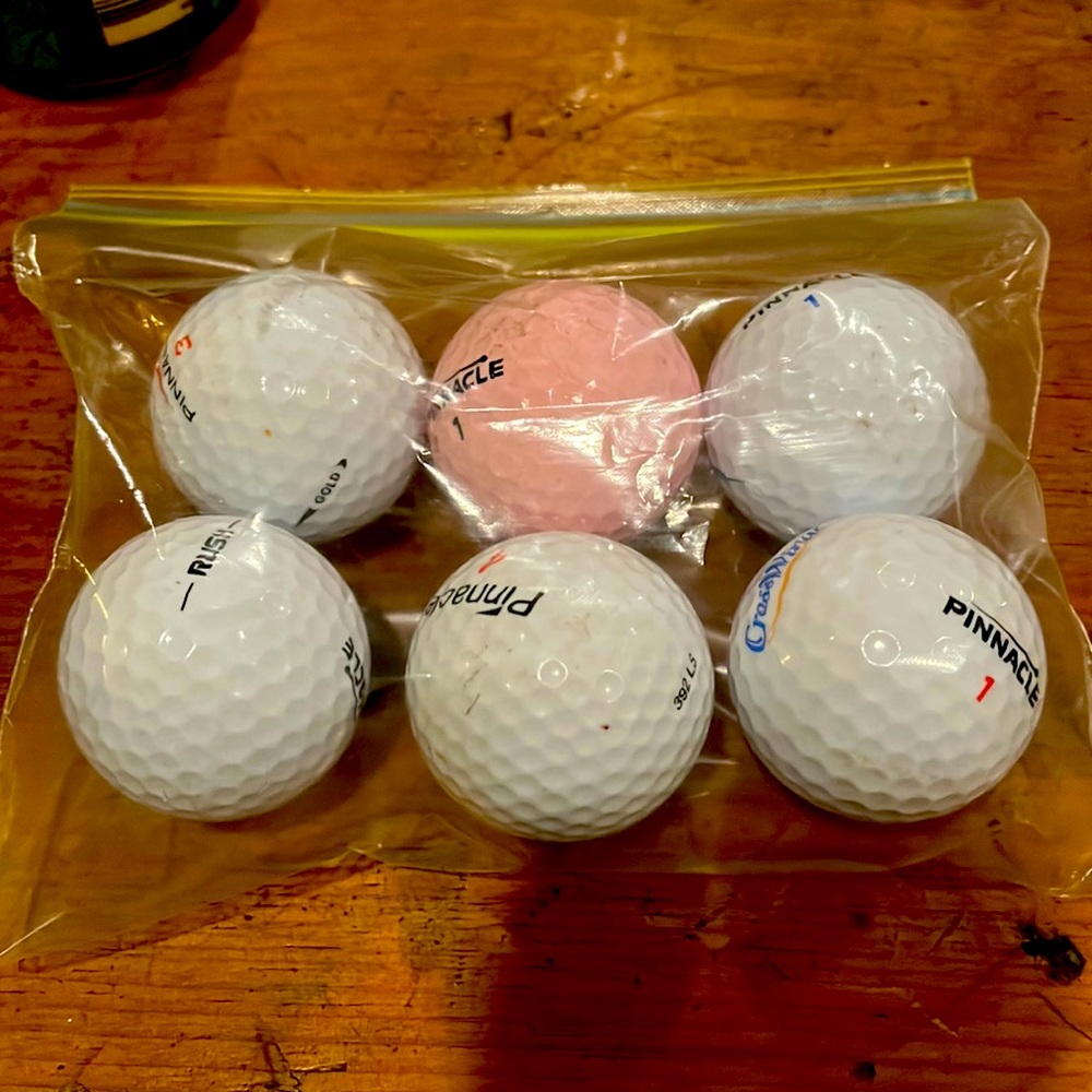 Pinnacle Used Golf Balls Bundle 6
